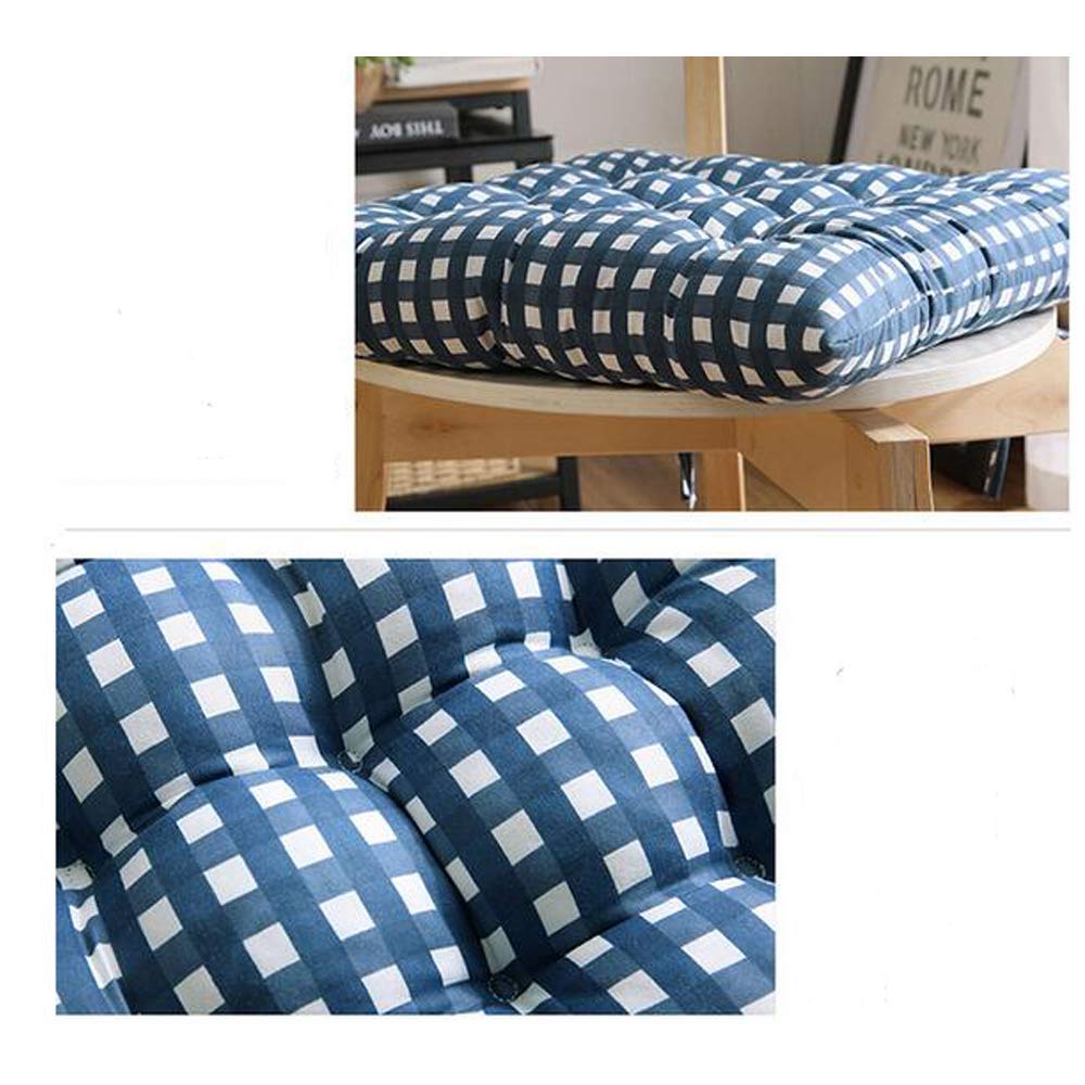 Cuscini Giardino Interni Set Cuscini Quadrati 40x40 Cm - Imbottitura Spessa 8 Cm - Per Sedie E Pavimento - Interno/Esterno Set Cuscini Quadrati Cotone - Foto 10