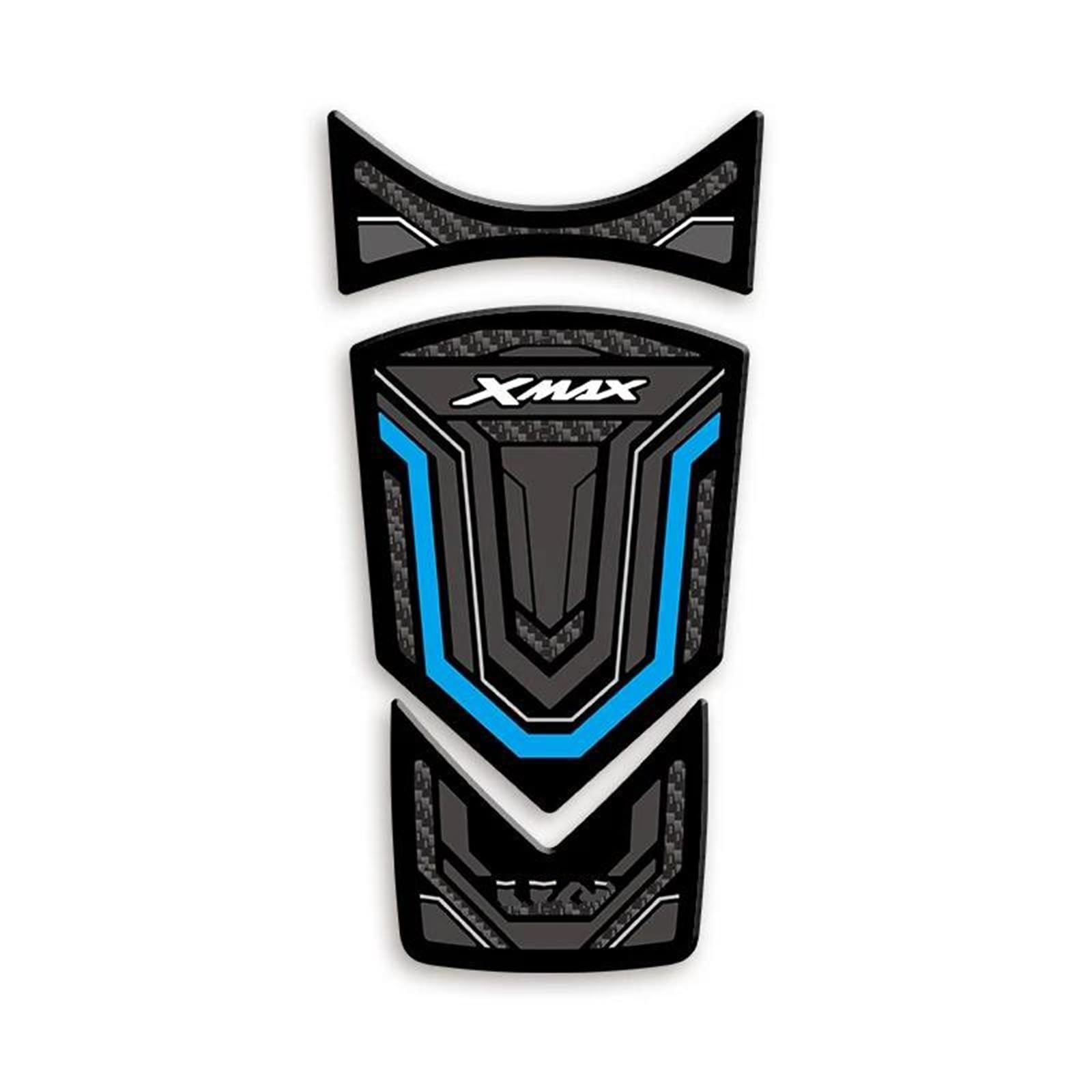Dtsgcx Color1 For Yamaha Xmax300 2024 Years Motorcycle Rubber Fuel Tank Stickers Kits Of Bike Gas Pad Decoration Decals(Color1)