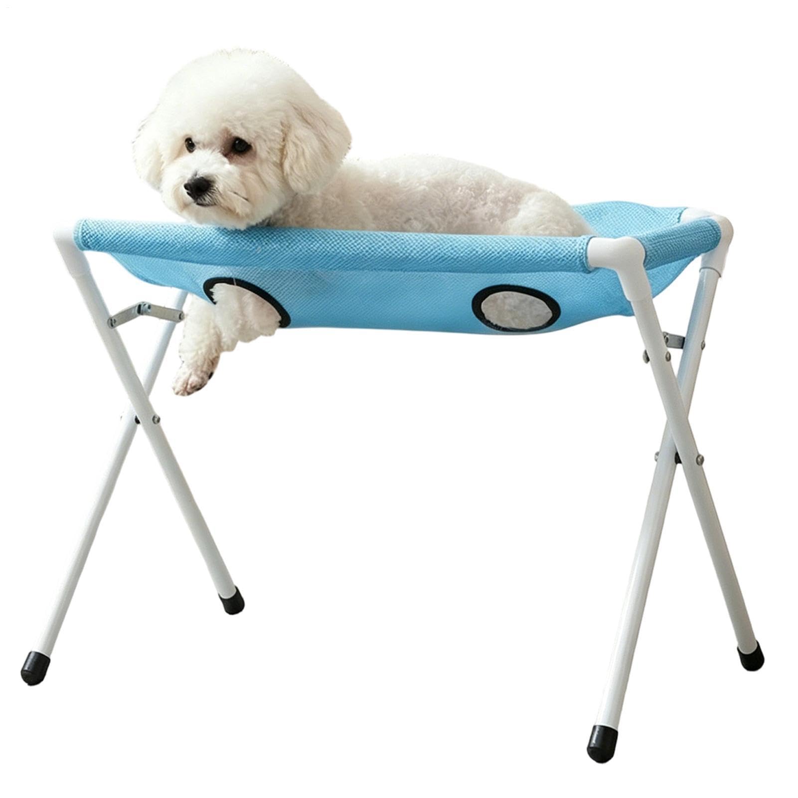 Mesa de Aseo para Perros en Casa 8 Orificios Antiescape Desmontable | Soporte de Aseo Relajante para Mascotas Para Salón De Mascotas En Casa, Baño De Cachorros Y Felinos Corte De