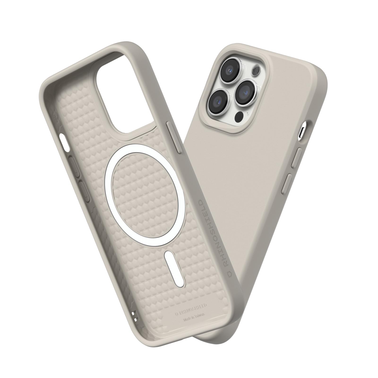 Coque iPhone 13 Pro RhinoShield MagSafe beige pour style de vie actif - 6