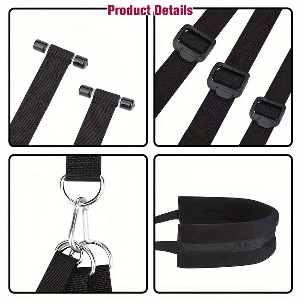 1 columpio de juego doméstico con esponja, almohadilla de columpio modelo y asa de plástico para jugar cómodamente en pareja