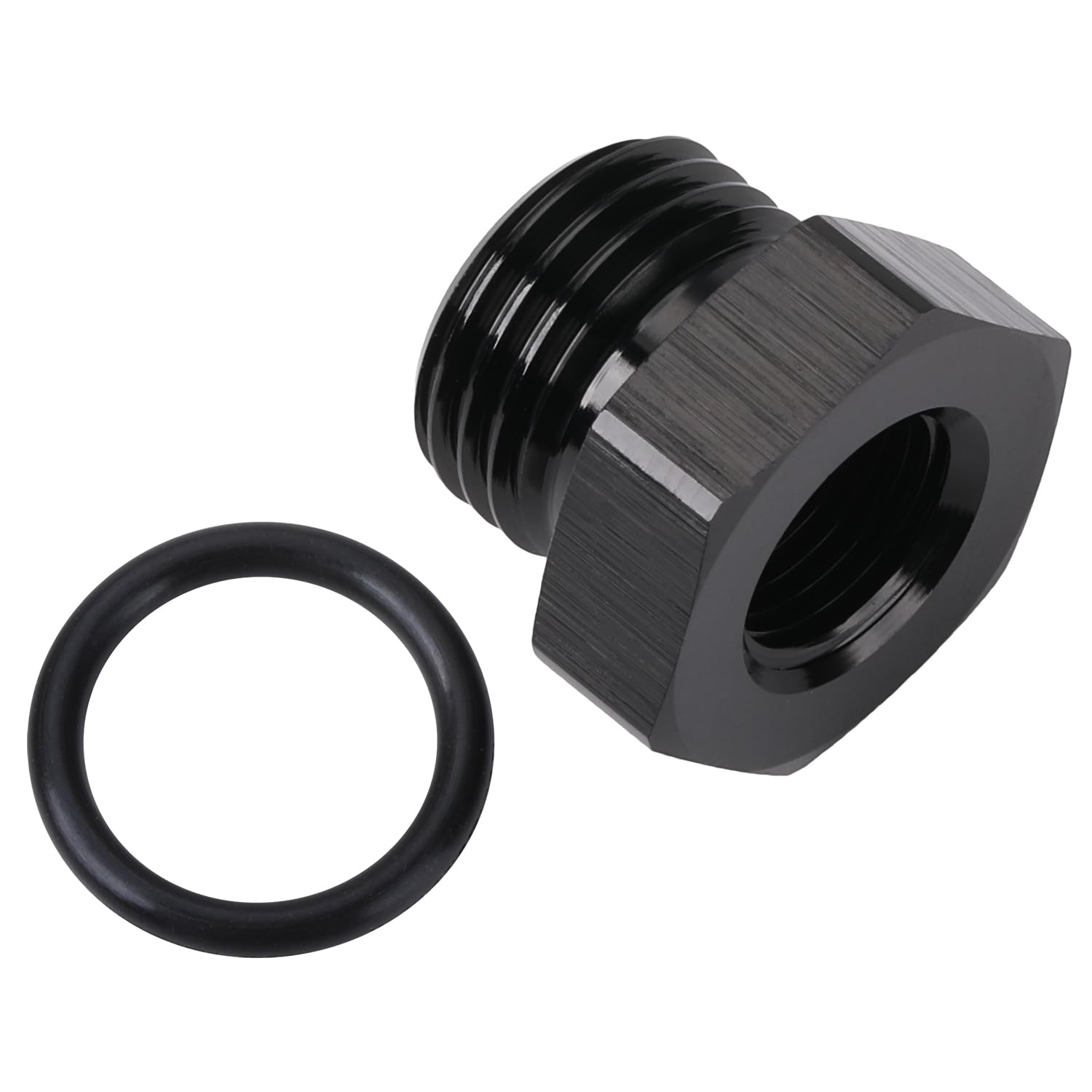 Motorsport AN-6 To ORB-8 Adapter Fitting - AN6 To AN8 O-Ring Boss Reducer (MSA 02001)
