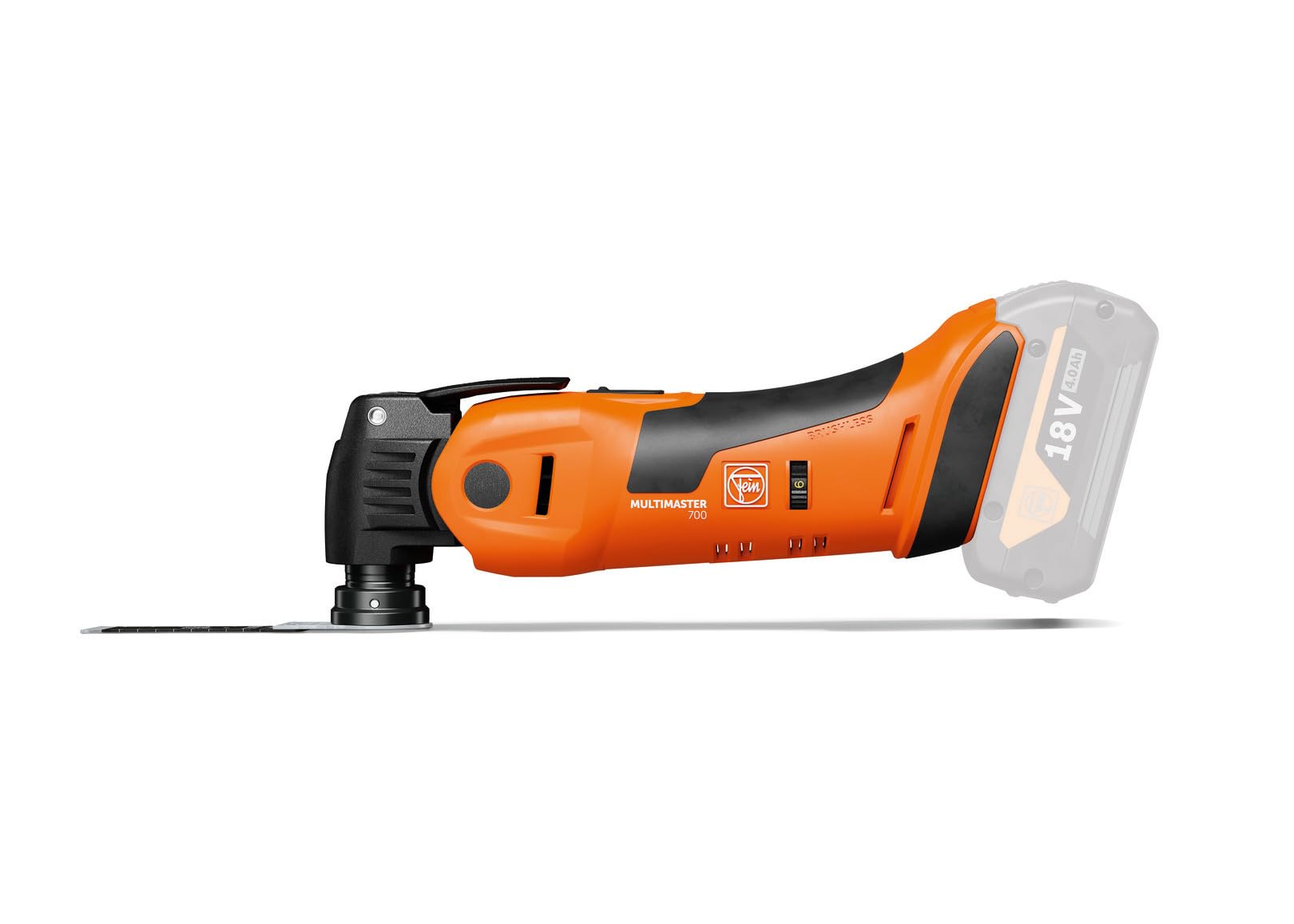 Fein Akku Multimaster AMM 700 MAX TOP AS (18 V, ohne Akku, AMPShare, StarlockMax, Multitool inkl. Zubehör-Set 60-teilig für Holz, Kunstsoff + Metall, Multifunktionswerkzeug, in L-Boxx) 71293663000