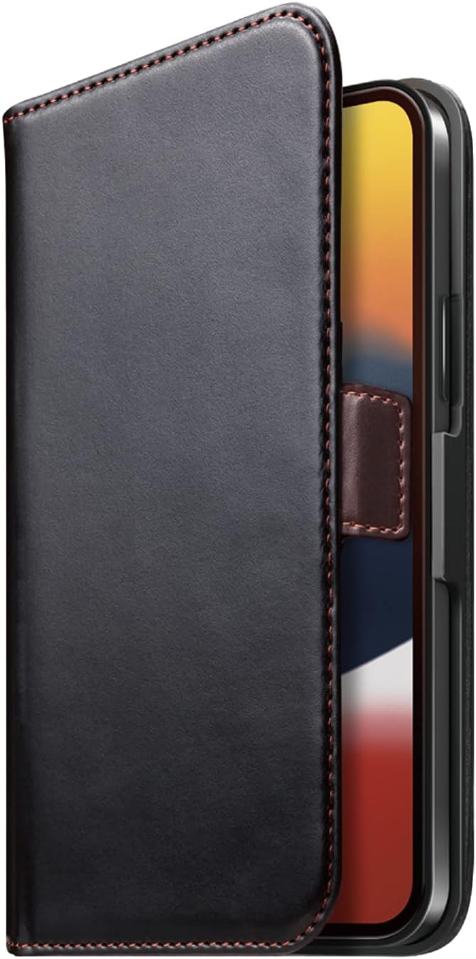 Premium Style PG-21NFP02BK Flip Cover for iPhone 13 Pro, Black