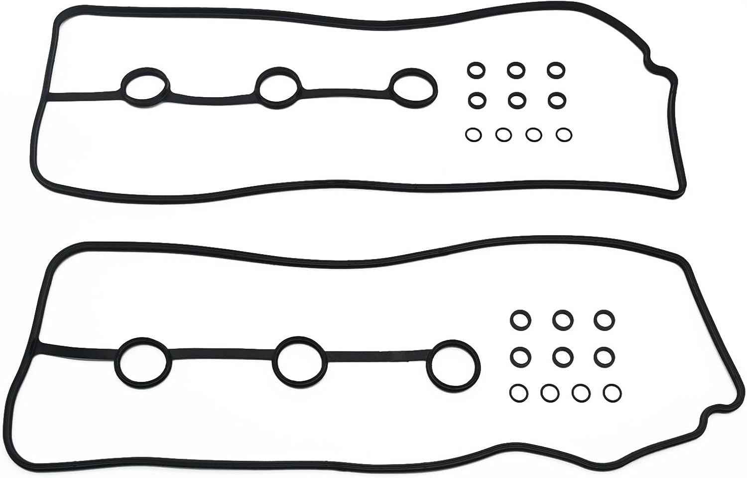 VS 50634 R Engine Valve Cover Gasket Set Compatible with Toyota 4Runner FJ Cruiser Tacoma Tundra 2003 2004 2005 2006 2007 2008 2009 2010 2011 2012 2013 2014 2015 4.0L V6 Replaces VS50484