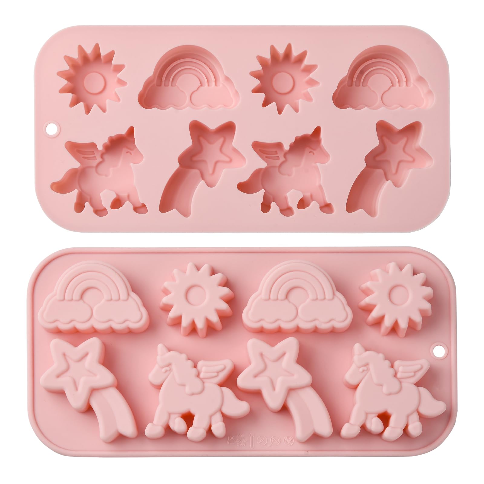 2 Moules de Forme 105 X 215 X 15 Mm - 33 ~ 60,5 X 36 ~ 53,5 Mm