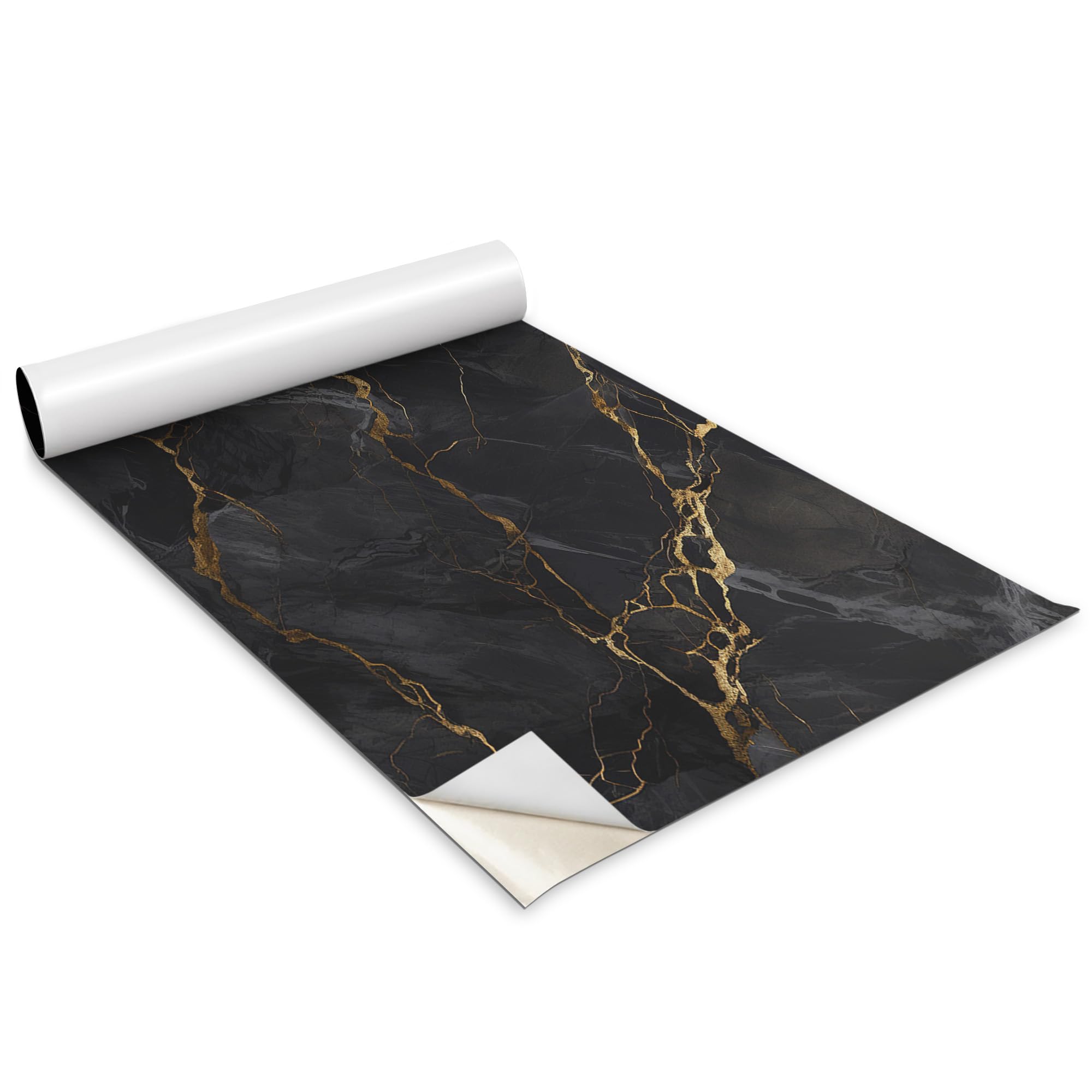 Papier Peint Rouleau pour Meuble et Crédence de Cuisine Effet Marbre