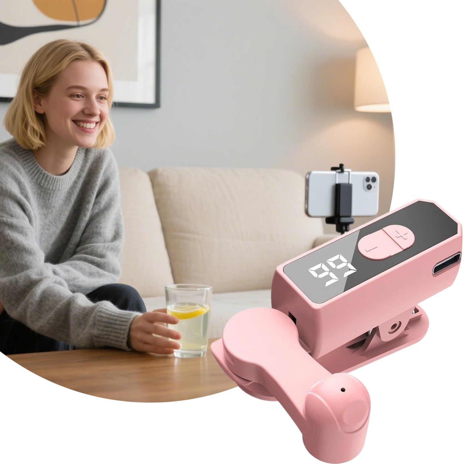 Phone Clicker - Cliqueur Automatique Intelligent pour Écran | Accessoire Téléphone pour Saisie Données Bureau Jeux Tests Logiciels Récompenses Navigation Web Lecture Vidéo Étudiants