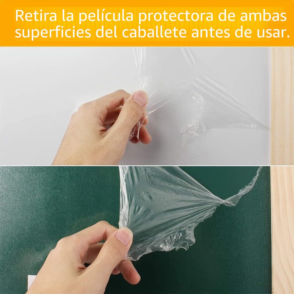 Pizarra para niños caballete de madera, pizarra infantil,Caballete para Niños, Caballete de Arte de Madera con Altura Ajustable con Rollo de Papel, pizarra de doble cara y pizarra blanca