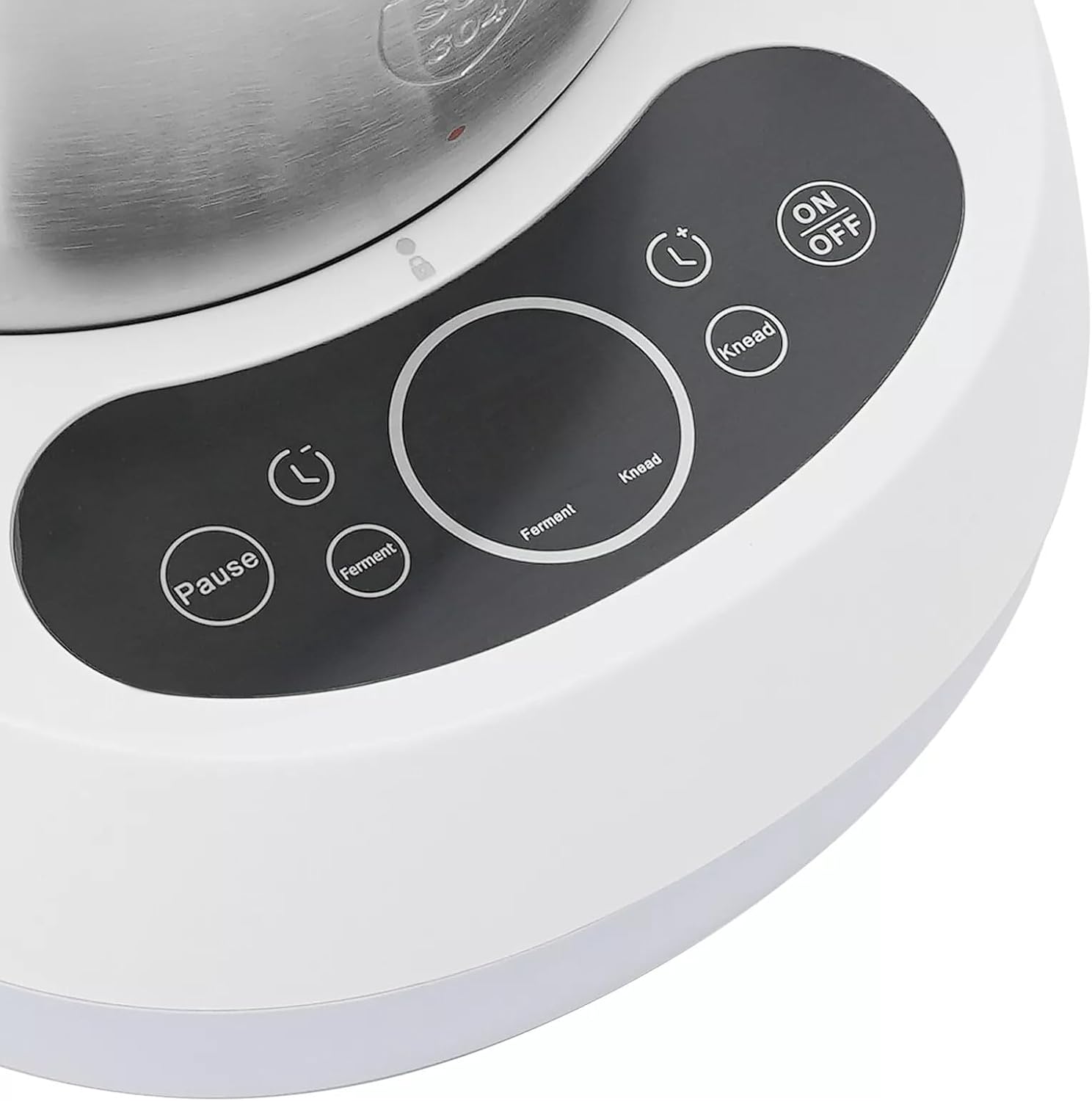 4.5Qt Dough Mixer Machine, Electric Dough Maker with Ferment Function, Perfect for Bread Pizza Roti Dumpling Dough & Sourdough