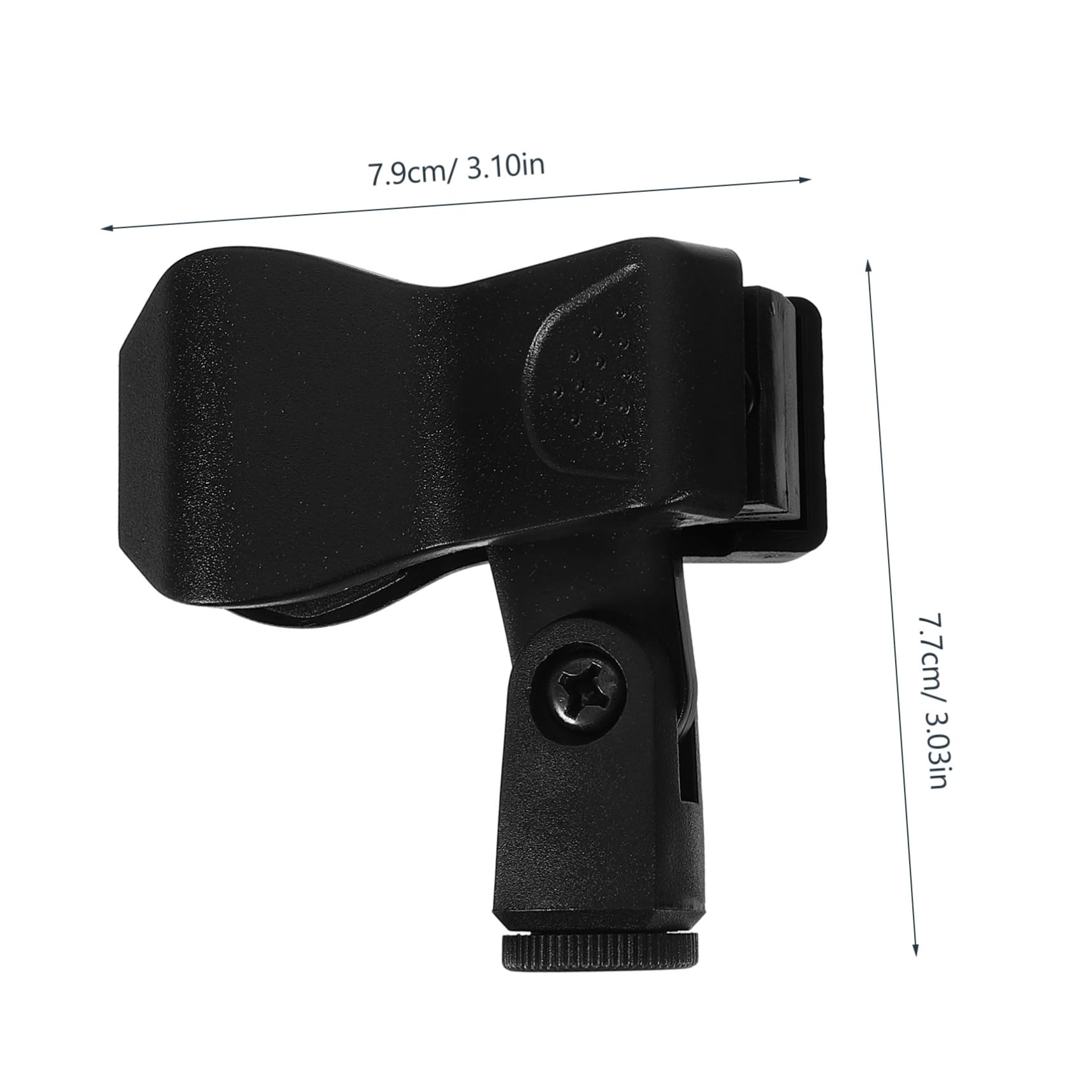 FUNOMOCYA Mic Holder for Stand Universal Microphone Clip Easy Install Strong Material Mic Clamp Microphone Clips for Stands