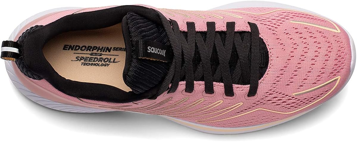 Saucony Women's Endorphin Shift 8.5 Rosewater/Black