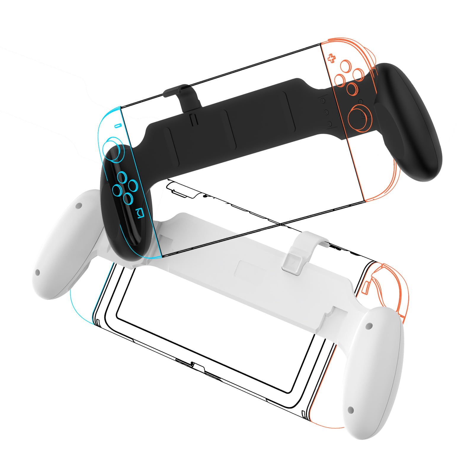 Amazon.com: XinGeeek Comfort Handheld Grip for Switch/Switch2