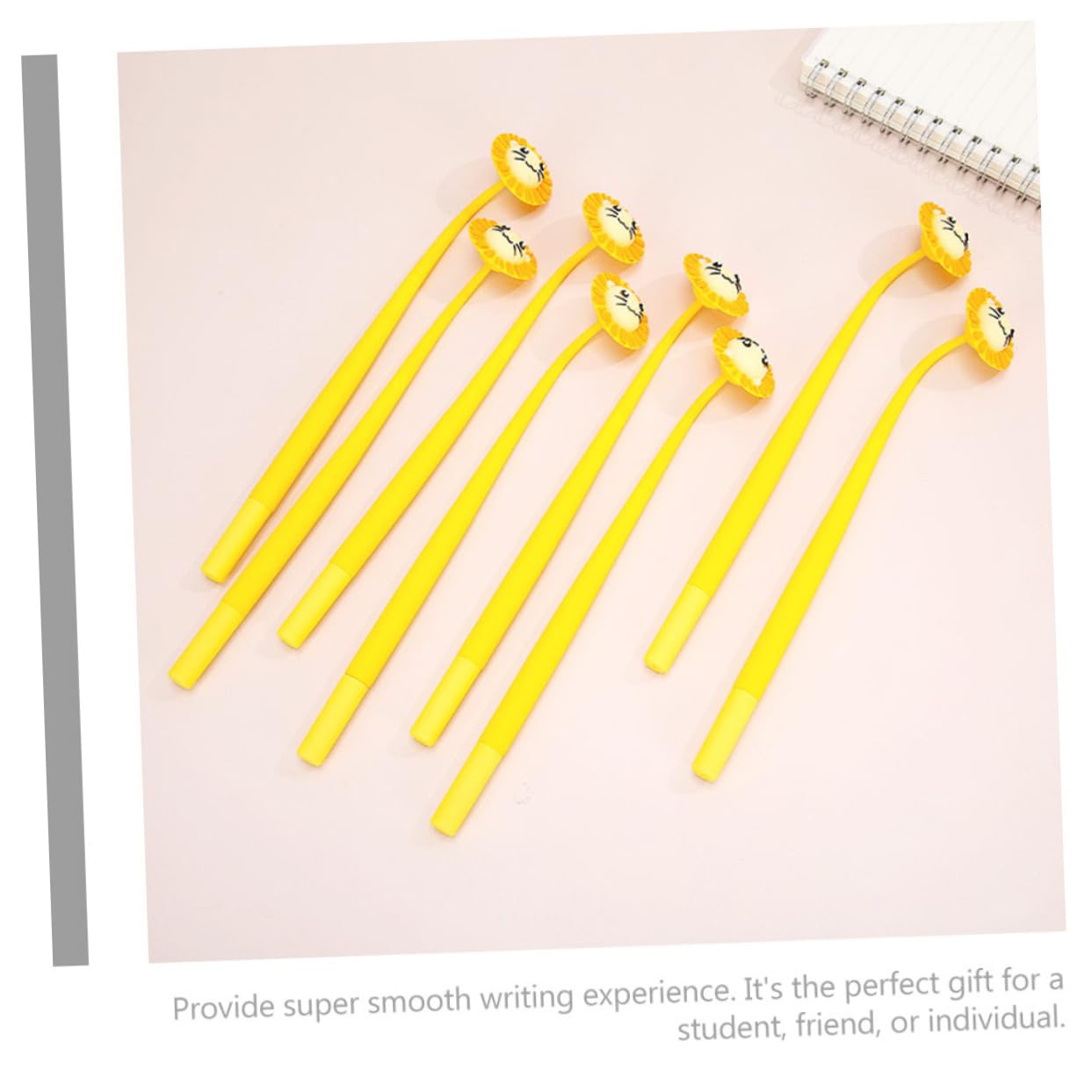 STOBOK 10pezzi Penne Gel Con Cappuccio Leone Penne Inchiostro Nere Ergonomiche Per Scrittura Liscia Decorative Divertenti Per Ufficio Scuola e Regali Creativi