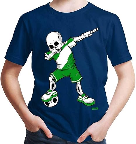 Hariz - Camiseta de fútbol para niño con diseño de esqueleto de la ...