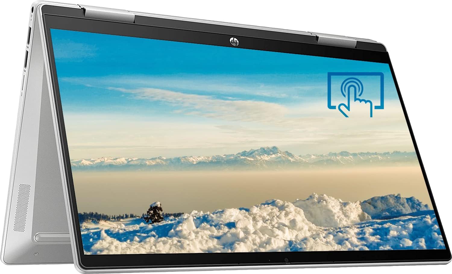 Pavilion x360 Laptop, 14” FHD 2-in-1 Touch-Screen Laptop, Intel Core i5-1235U, 8GB RAM, 512GB PCIe SSD, Bluetooth, Webcam, Backlit KB, Windows 11 H +GM Accessories, Silver