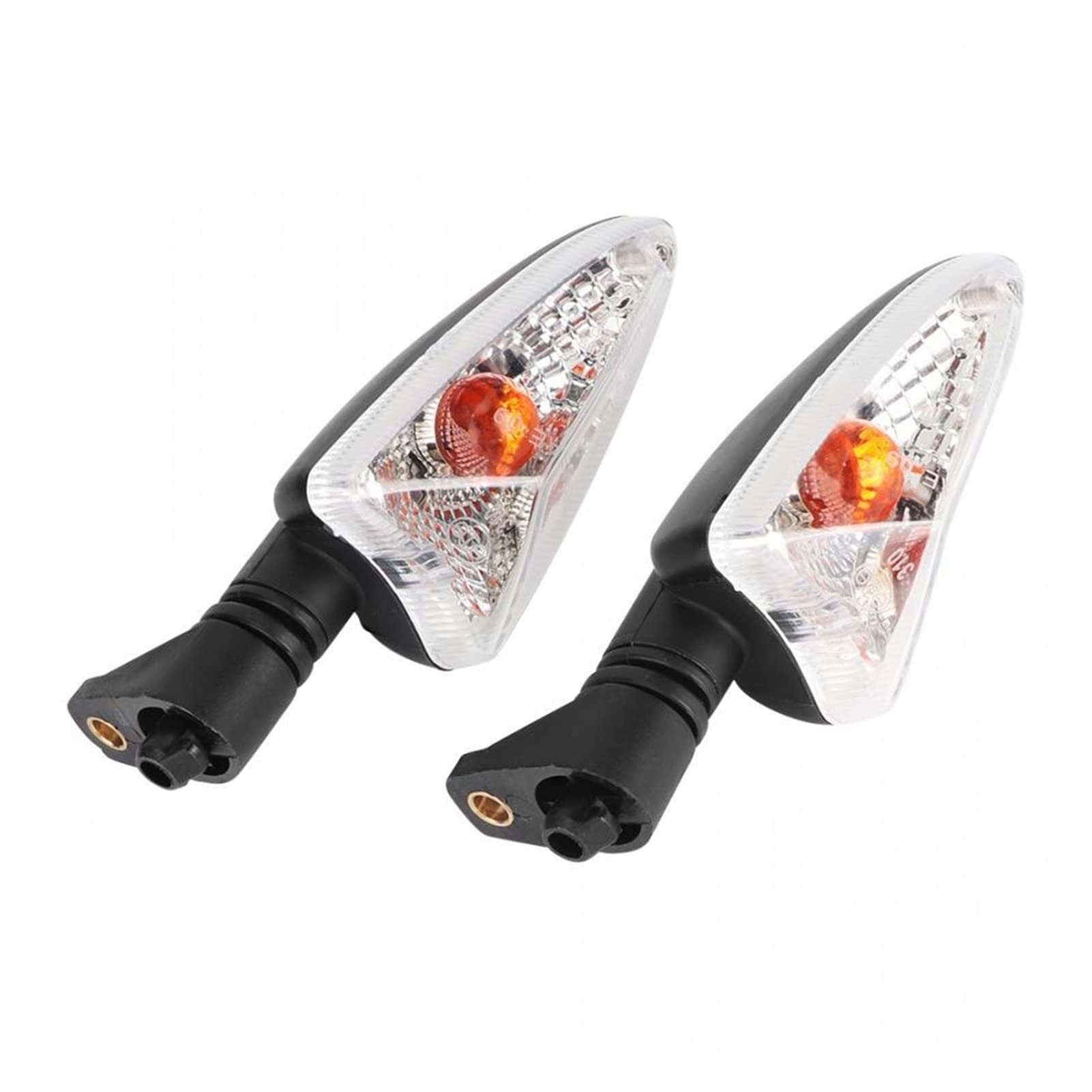 Indicateurs de virage de moto clignotants transparents pour Tiger 800 1050 675