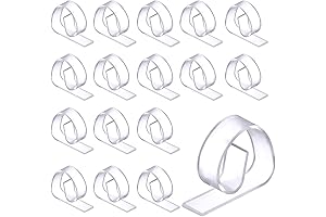Clear Plastic Clothes Holder Keeps Tablecloths from Blowing Away