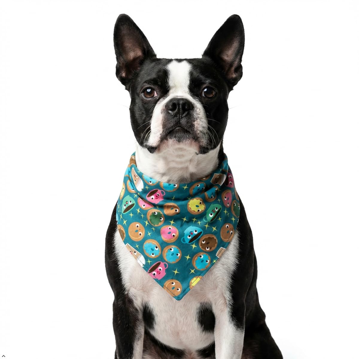 Dog Bandana for Small, Medium & Large Dogs | Premium Cotton Blend Tie-On Bandana | Soft, Washable & Comfortable Pet Neck Scarf | Stylish Dog Accessory