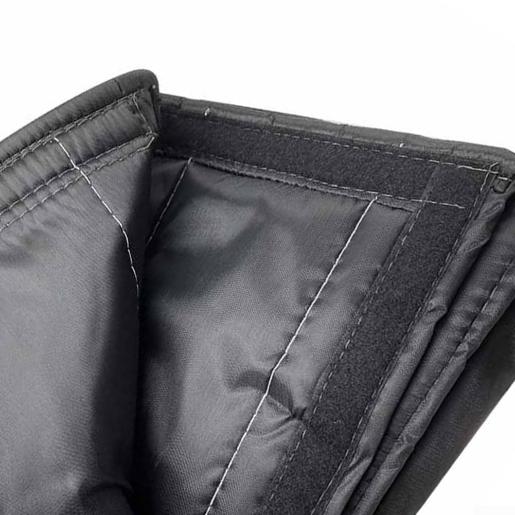 Manta de chimenea con bloqueo de calor con tela Oxford ignífuga y relleno de esponja para parar corrientes de aire y aislamiento (B)
