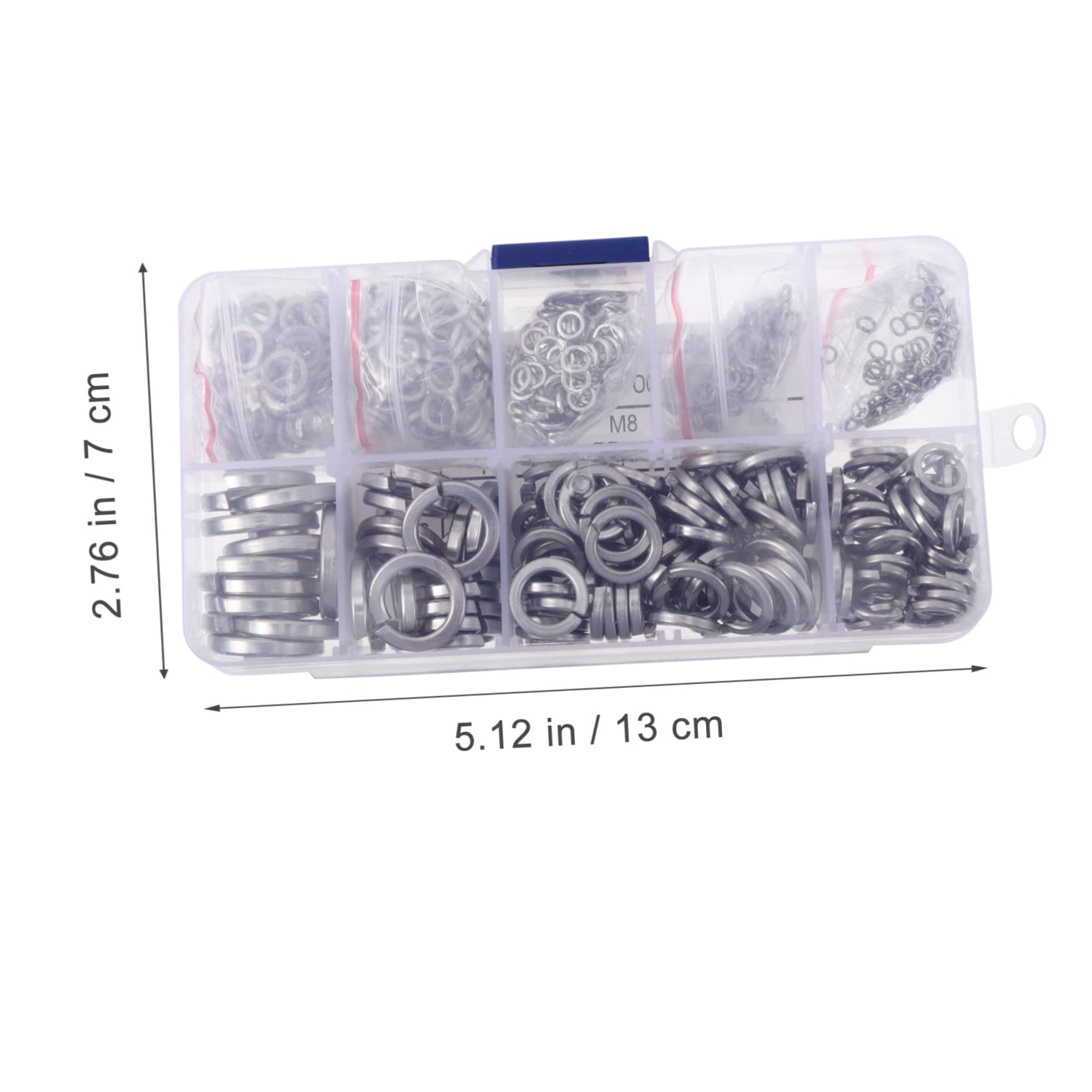 PRETYZOOM 600pcs Spring Washer Combination Set Repair Spacer Flat Spacer High Conductivity Gaskets for Vehicles