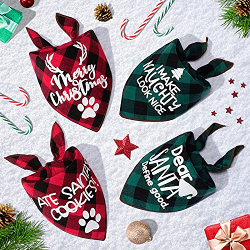 4-Pack-Merry-Christmas-Dog-Bandanas-Classic-Triangle-Fall-Xmas-Christmas-Printing-dogs-Red-Plaid-Scarf-Bibs-Kerchief-Gifts-Set-Pet-Holiday-Accessories-Decoration-for-Small-to-Large-Puppy-Dogs-Cats
