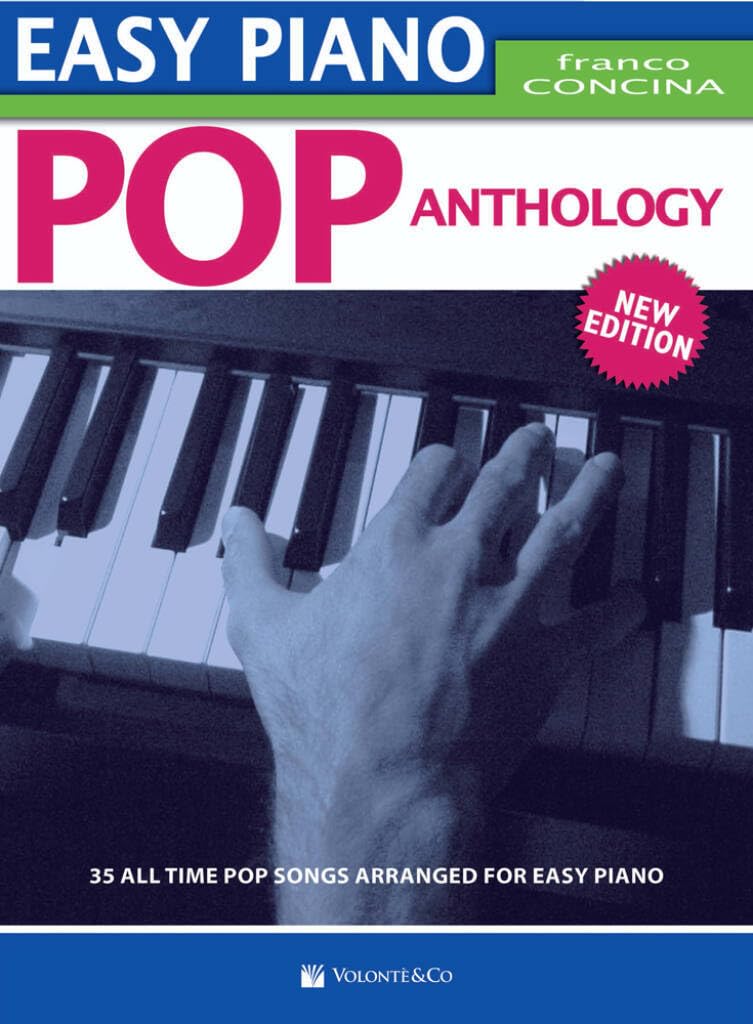 Easy pop piano anthology recueil de chansons pop piano facile