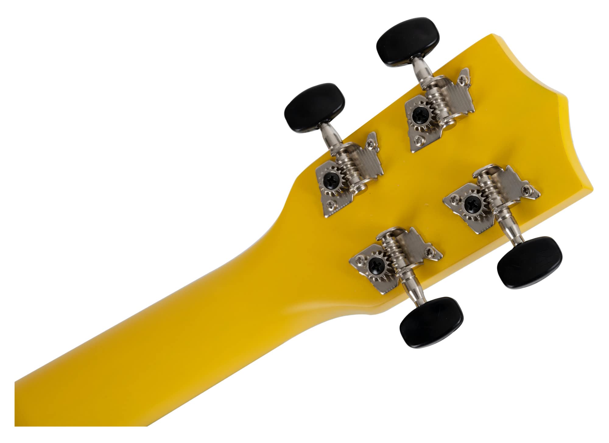 Classic Cantabile UC-240A ANA Ukulele Concerto 24" Pineapple, 18 tasti, mensola 38 cm, corde nylon, design ananas con stampa artistica, paletta verde, custodia imbottita inclusa, giallo.