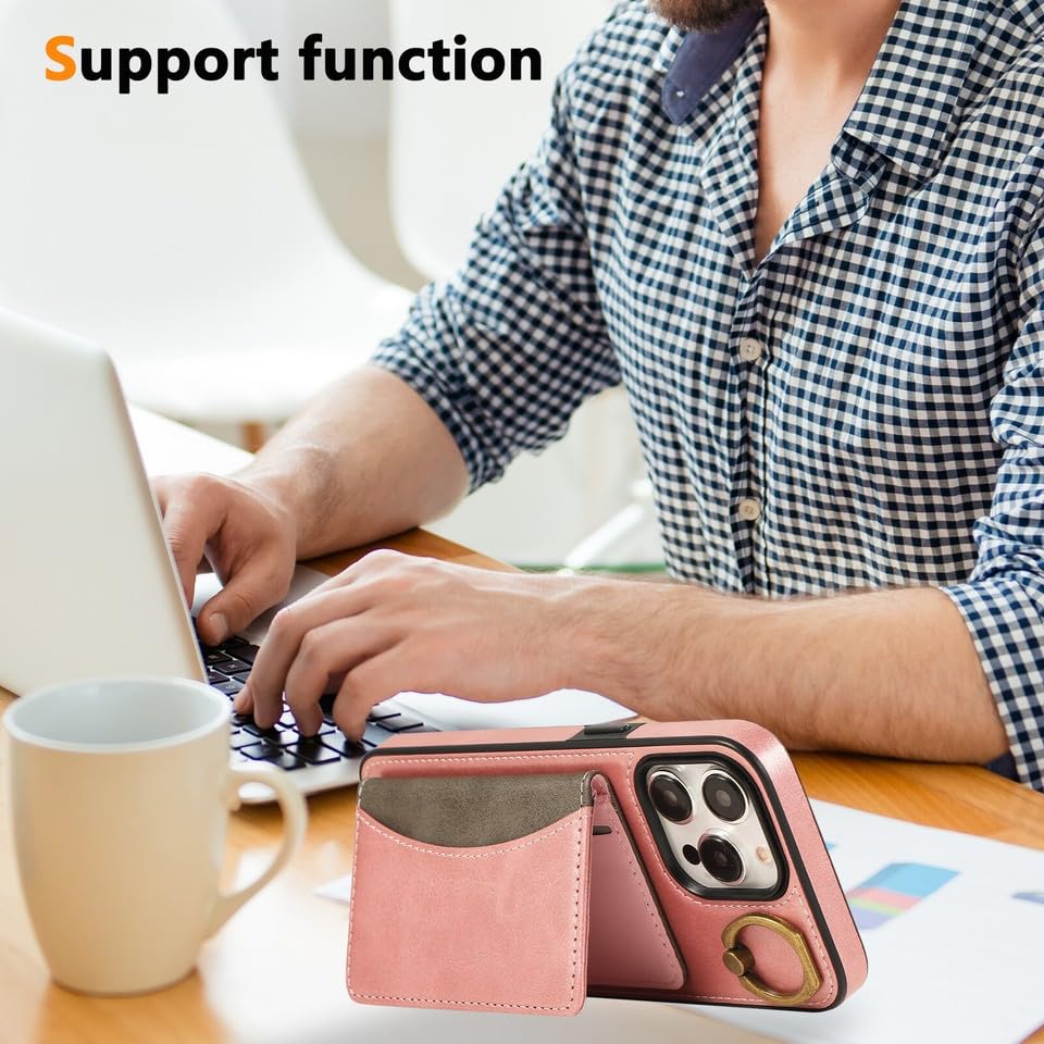 Pour iPhone 15 (6,1 pouces (couleur : noir) étui en cuir durable avec rabat magnétique pour smartphones