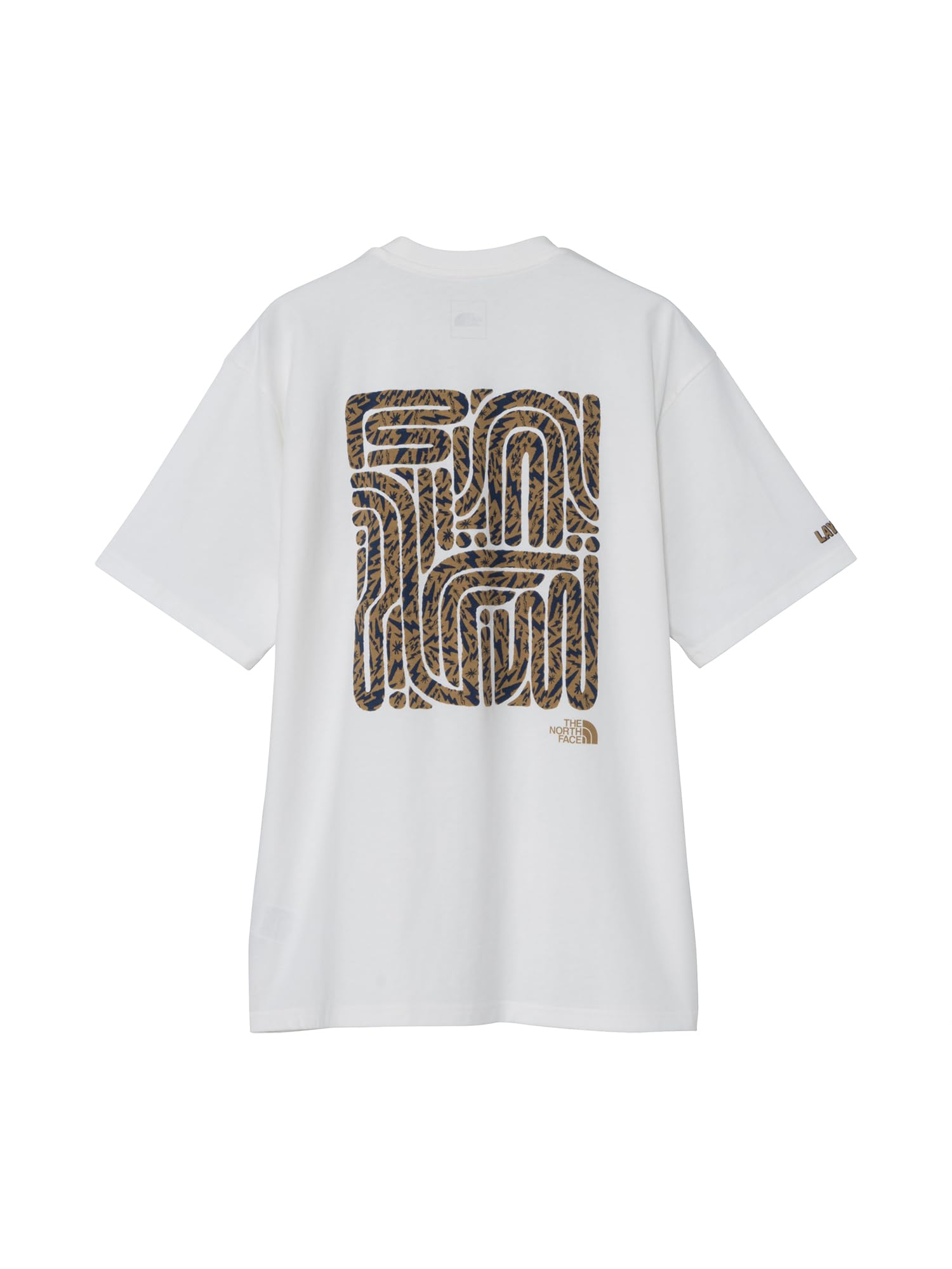 [ザ・ノース・フェイス] 半袖 カットソー Tシャツ S/S LAYBACK Tribal Tee オフホワイト L