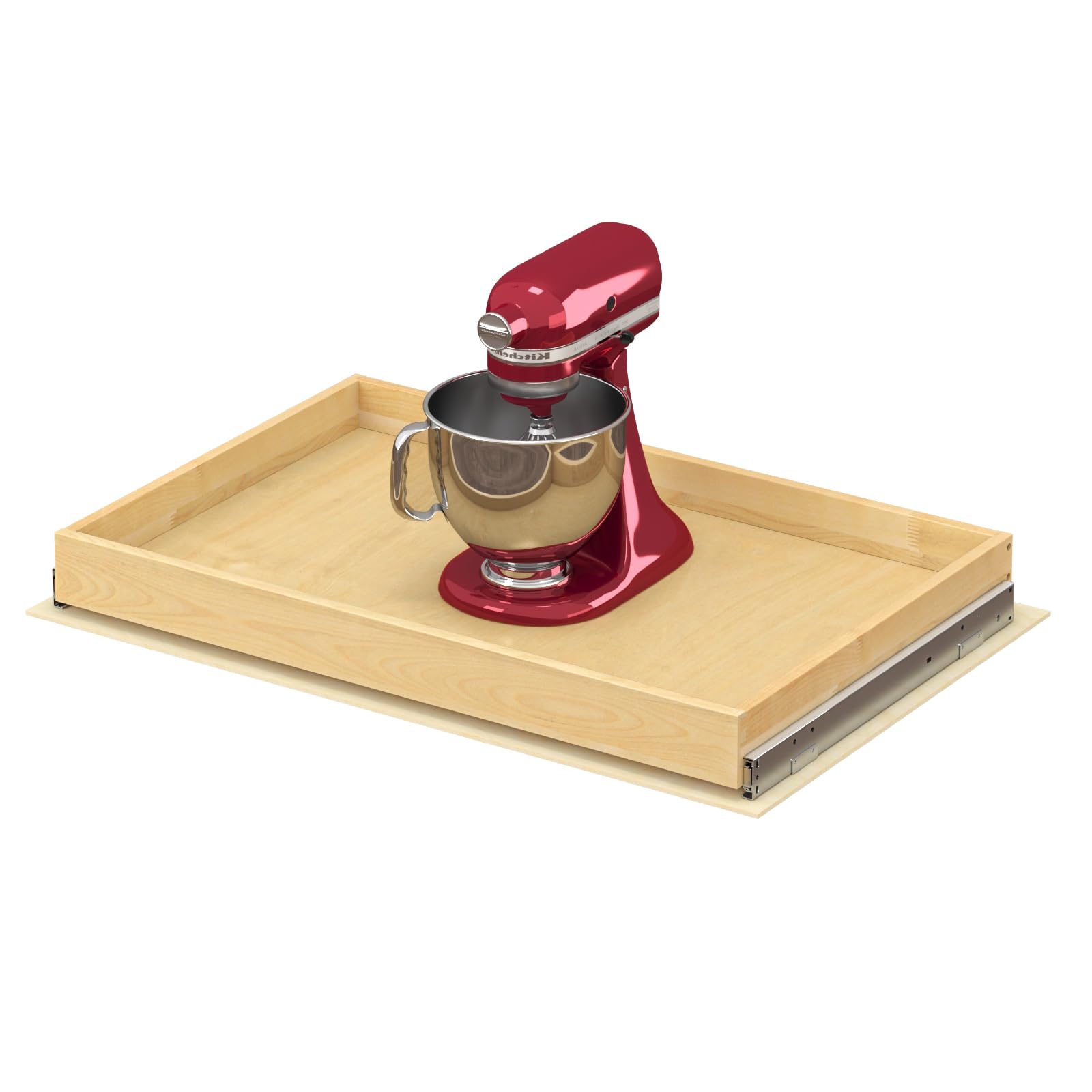 ALINE FURNITURE Pull Out Drawers for Cabinets Birch Wood, 33" W X 21" D Soft Close Slide Out Drawer for Kitchen Cabinets, Pull-out Shelves, Sliding Shelf for Pantry Cabinet Organizer