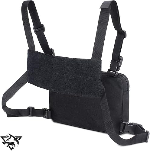 Miniatura 4 de WYNEX Kit de bolsa de reconocimiento, mochila táctica de combate Molle, bolsa frontal, camuflaje Airsoft, arnés multiusos, bolsa de transporte