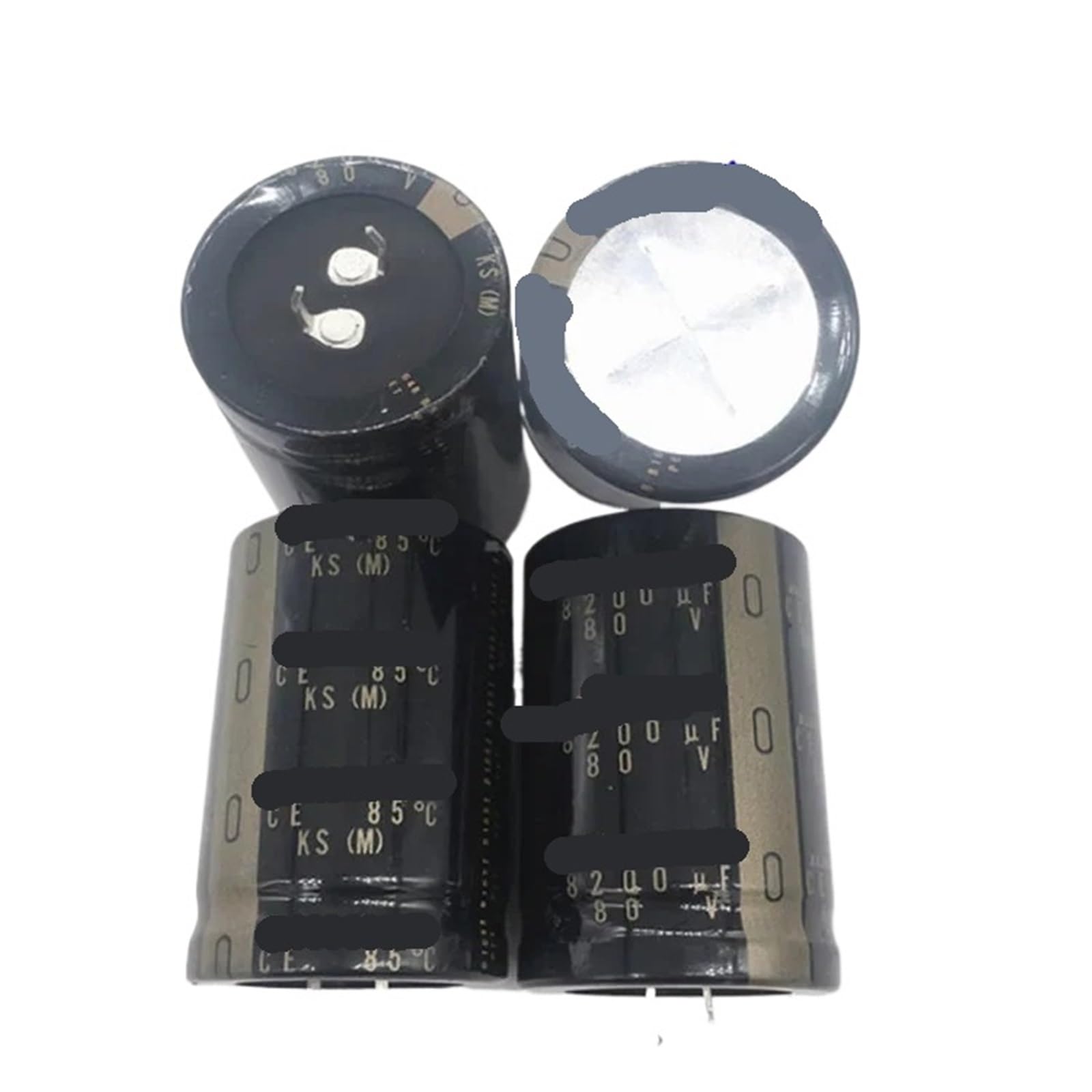 Kondensator z szybkozłączką 2 sztuk/10 sztuk 8200uf 80v 35 x 50 mm (2 sztuki)