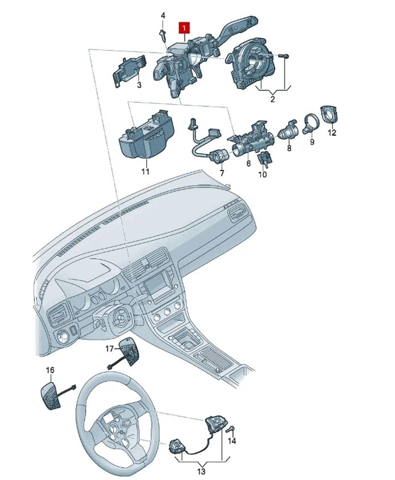 Para VW Para Touran Para Golf 7 MK7 Para Bora Control Crucero Señal