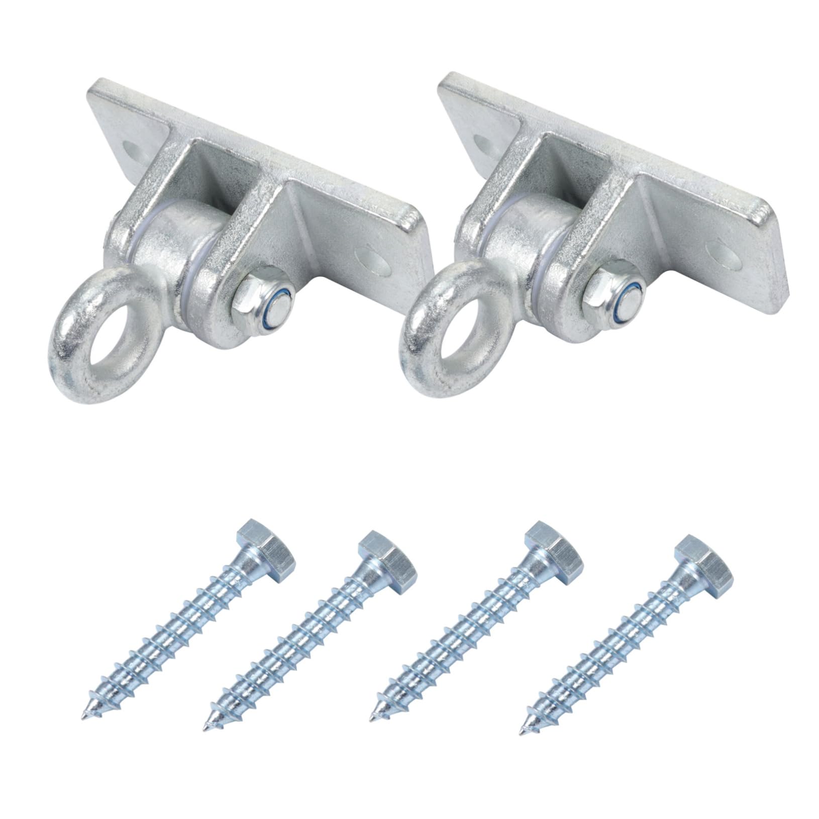 ORFOFE 1Set Sturdy Swing Hanging Kit Heavy Duty Cast Steel Hangers with Screws Indoor Outdoor Swing Hooks for Hammock Chairs Rattan Seats and Playground Use