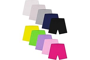 10 Pack Toddler Girl Dance Shorts Under Dress