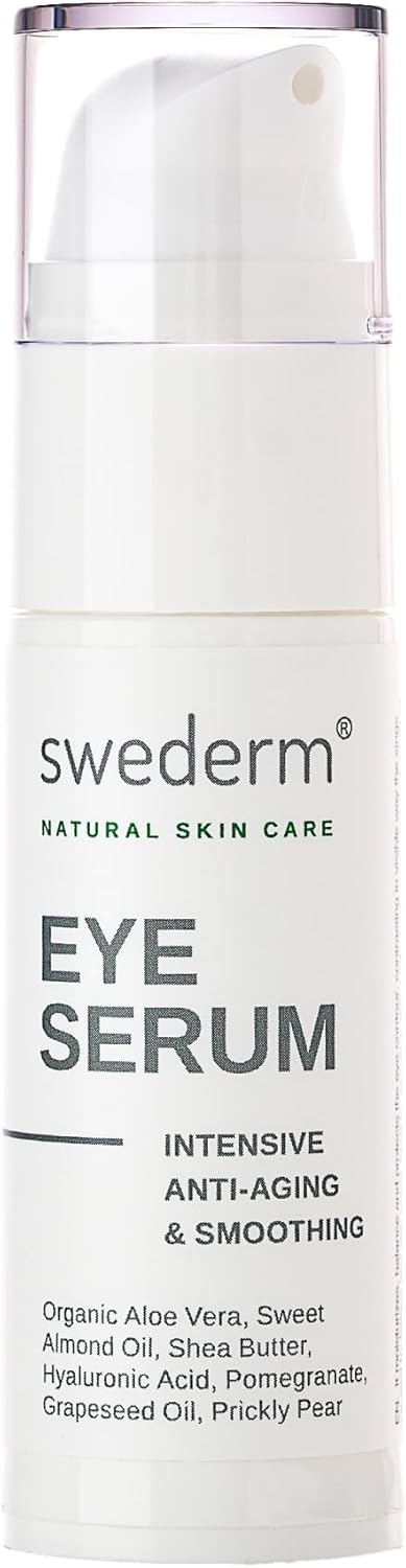swederm Eye Serum Oogserum tegen rimpels, oogverzorging voor dames, hyaluronzuur tegen kringen rond de ogen, tegen rimpels rond de ogen, Made in Italy, 30 ml