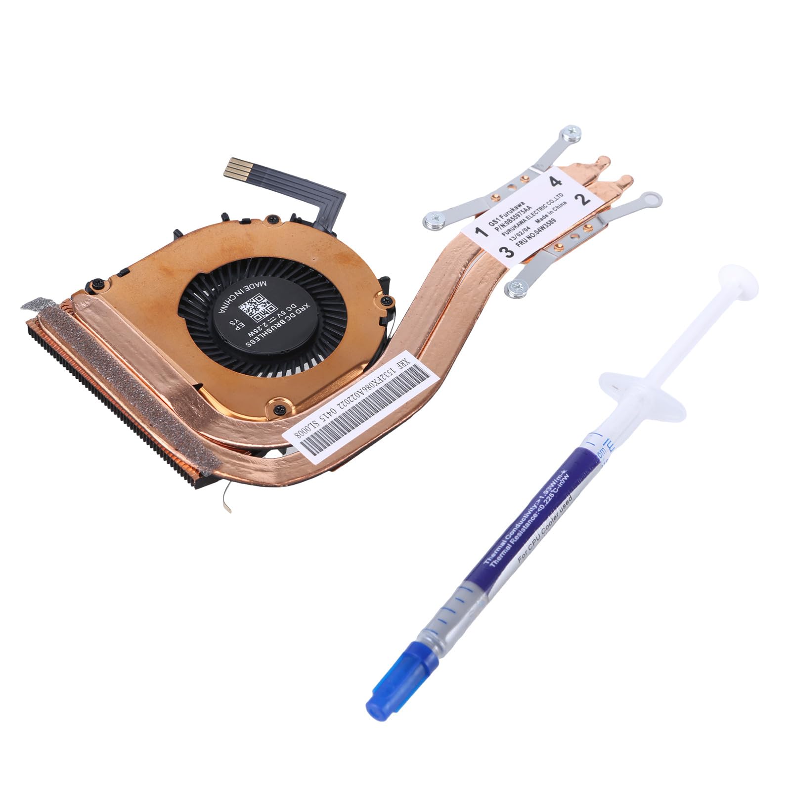 Módulo de refrigeración de CPU con disipador metálico resistente para portátil Carbon 7