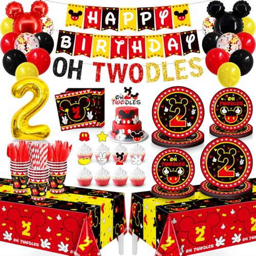 Décorations d'anniversaire souris haut de gamme en carton recyclable