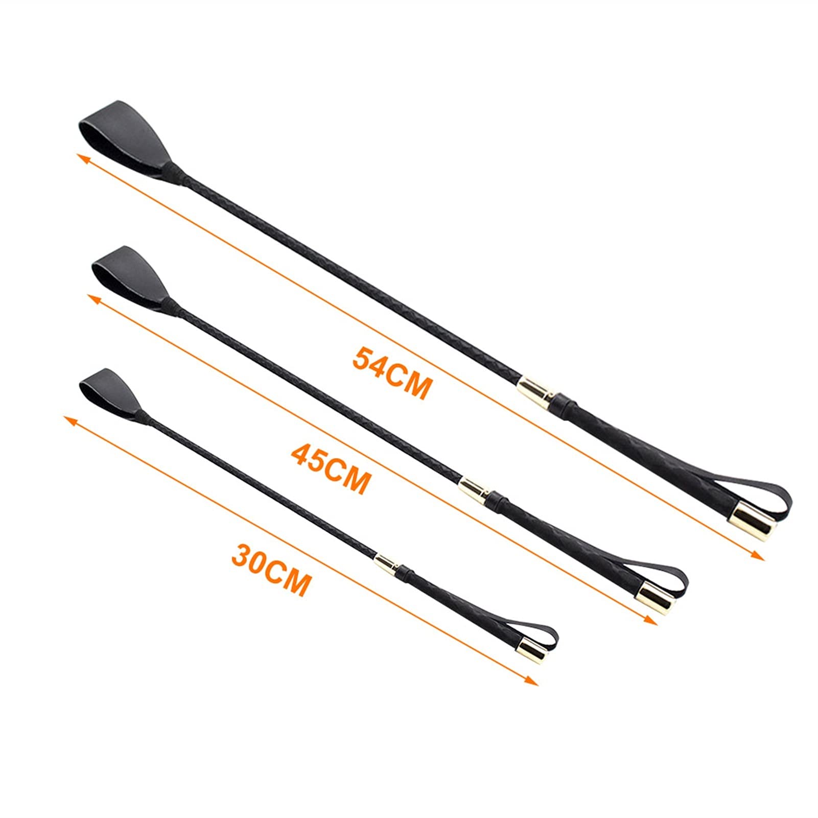 Reitpeitsche, Reitgerte, Reitsport, Trainingszubehör, tragbar, leicht, 54 cm