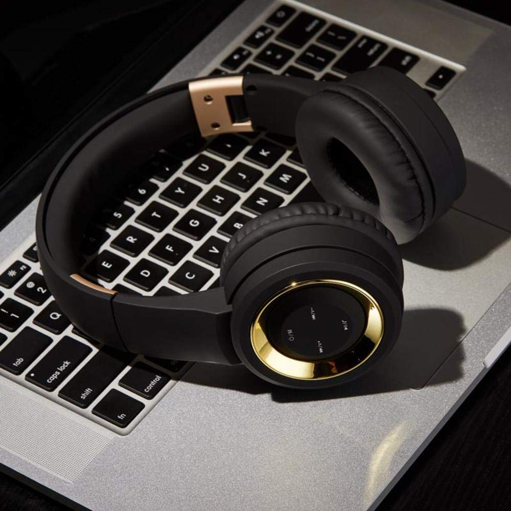ADITAM Cuffie Bluetooth Senza Fili FM Music Sports Card Cuffie Stereo Pieghevoli Portatili Multifunzione Double The Comfort