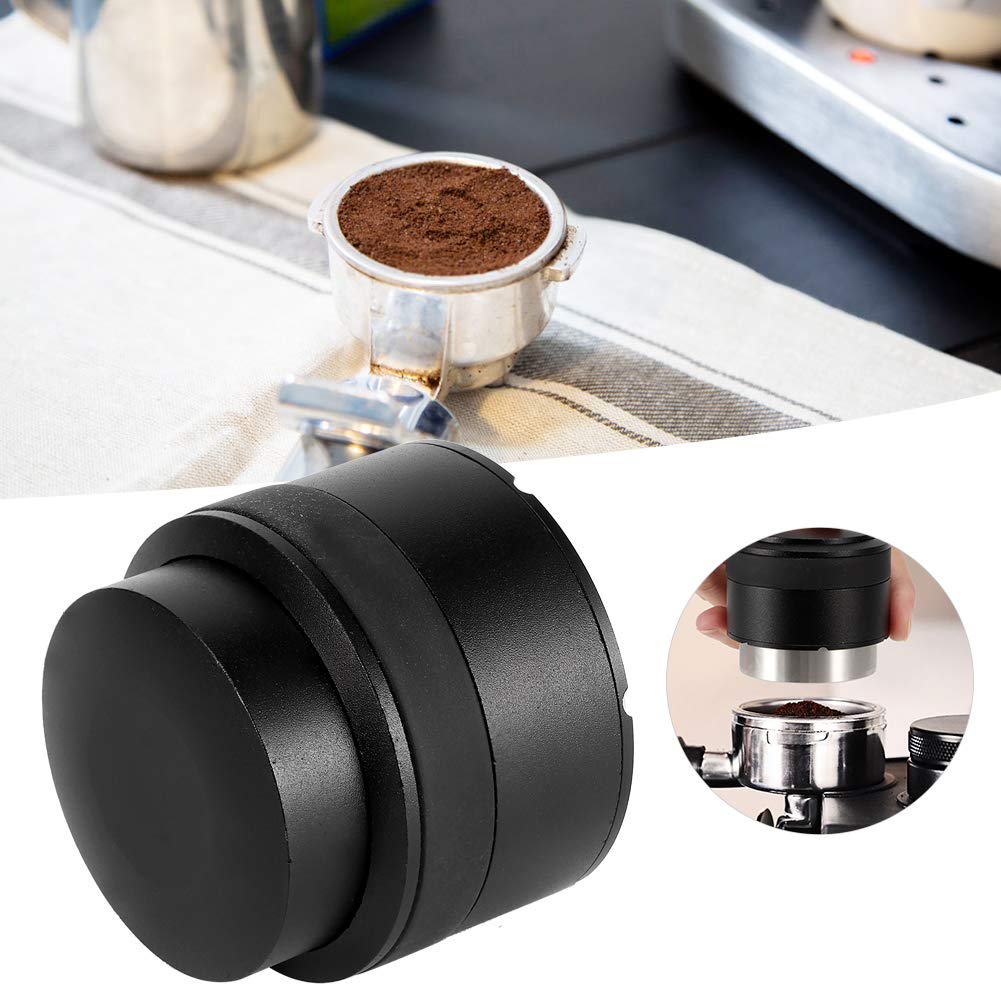 51 mm Edelstahl -Kaffee -Manipulations -Vertriebsabteiler -Tool, schwarzes Kaffeezubehör für Home Cafe Office, Lebensmittelqualitätsmaterial, einfach für bessere
