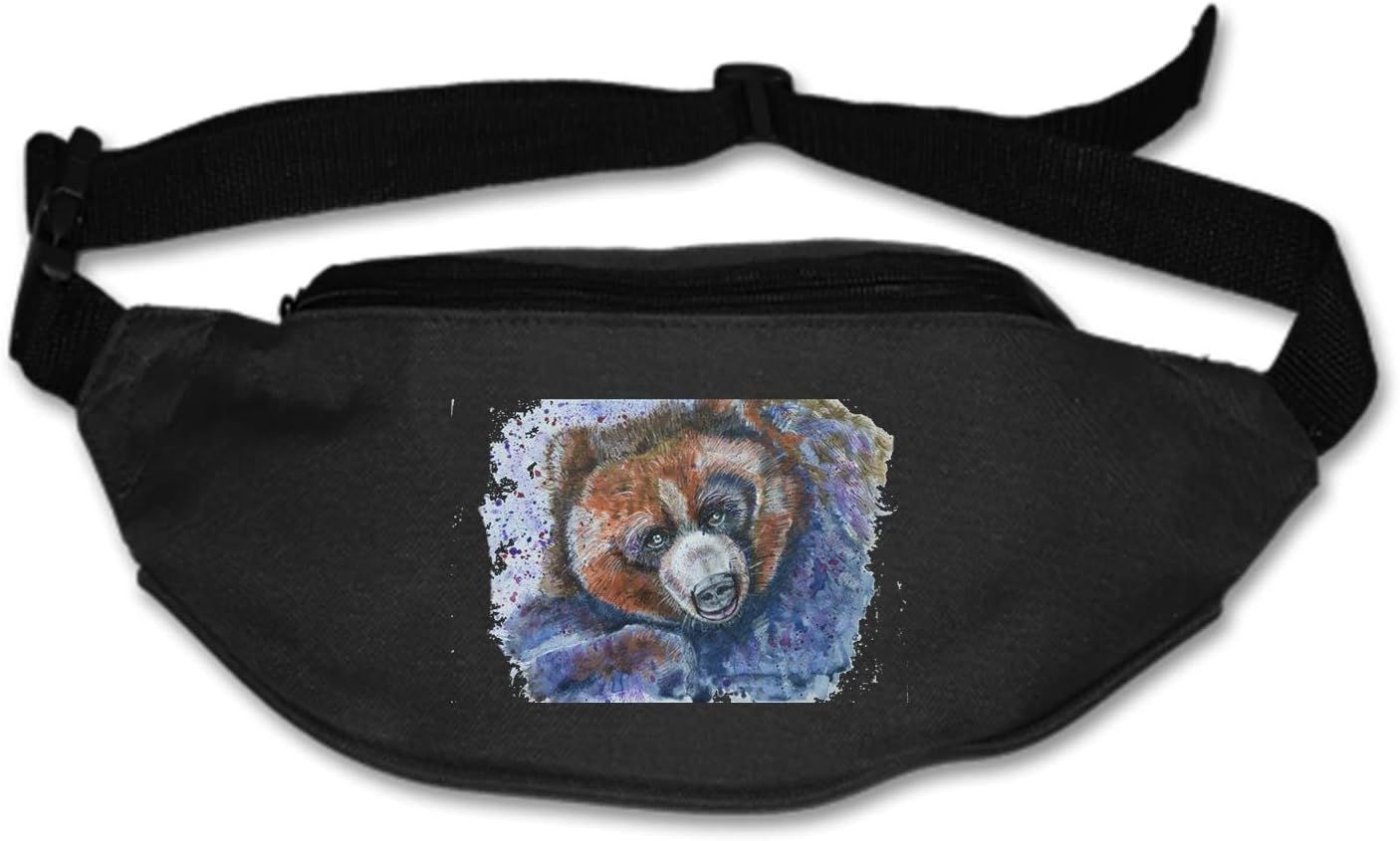 Money Belt for Travel Running Waist Pack Ferocious Orangutan Fanny Pack