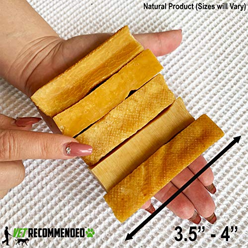 Vet Recommended Yak Chew For Small Dogs Made From Himalayan Yak Milk (20 Count / 1.54Lb). The 100% Natural Healthy Dog Chew - Extreme Long Lasting Cheese Chew #TOP1
