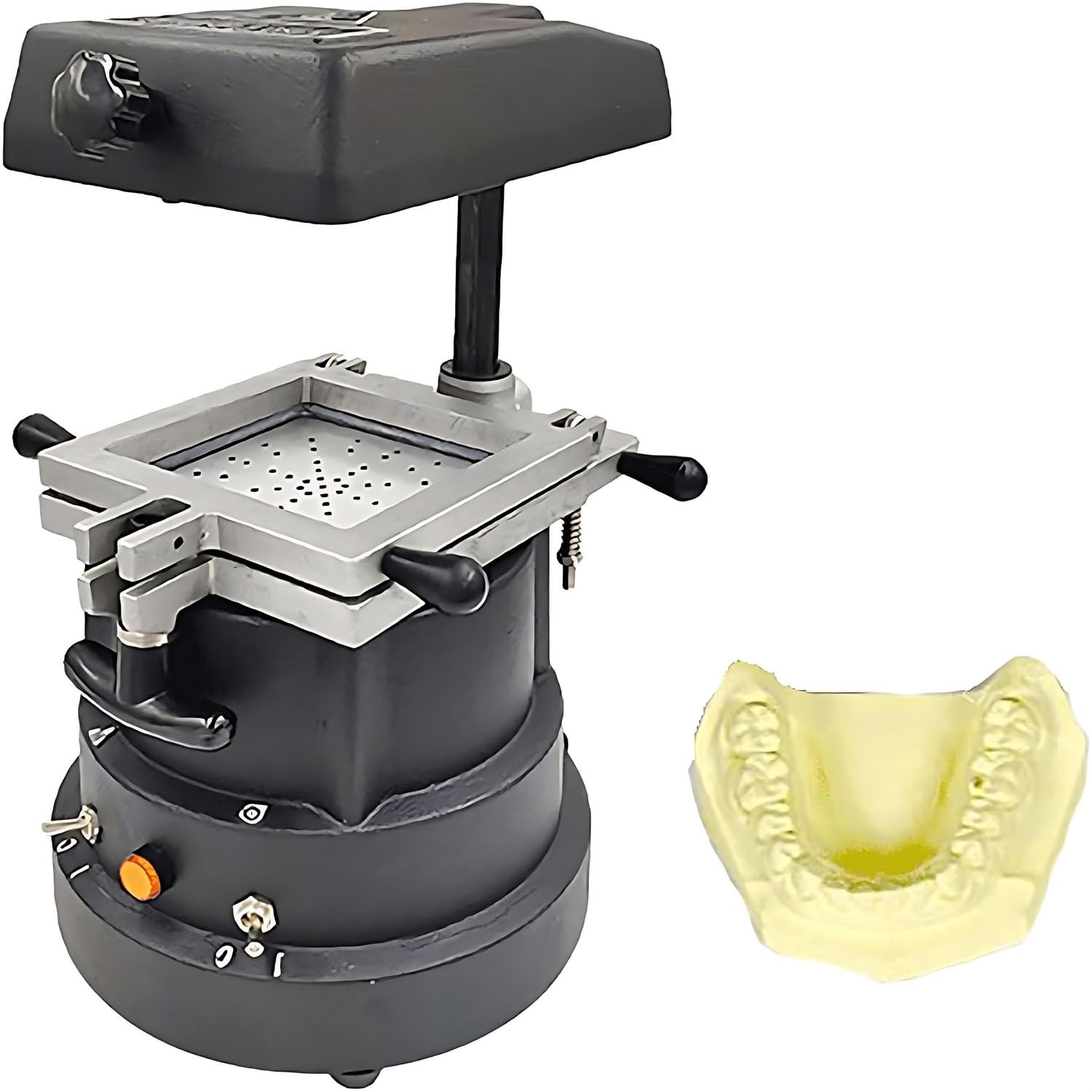 1200 W Dental-Vakuumformmaschine, Wärmeform-Laborausrüstung, verstärkte Adsorption, DIY-Prothesen-Set, kieferorthopädische Halterung