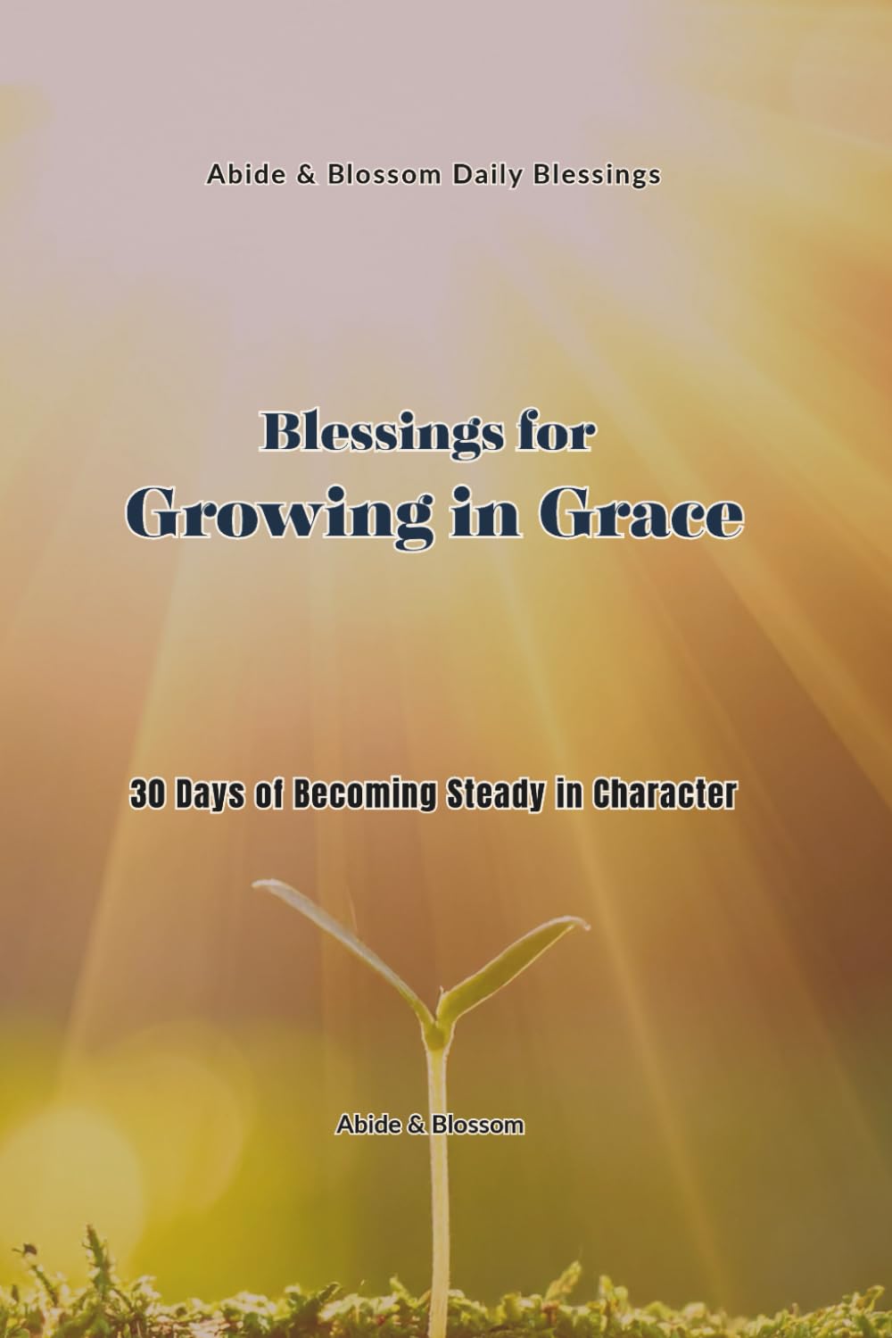 Blessings for Growing in Grace: 30 Days of Becoming Steady in Character (Abide & Blossom Daily Blessings)