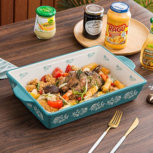 Wisenvoy Baking Dish Ceramic Lasagna Pan Casserole Dish 3-Piece Bakeware Sets Baking Dishes Baking Set Baking Dish Set thumb #3