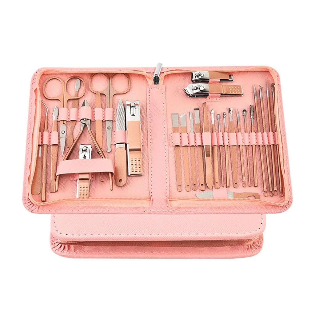 YJYJY Travel Portable Nail Clippers Set Home Manicure Tools Pedicure Knife Scissors