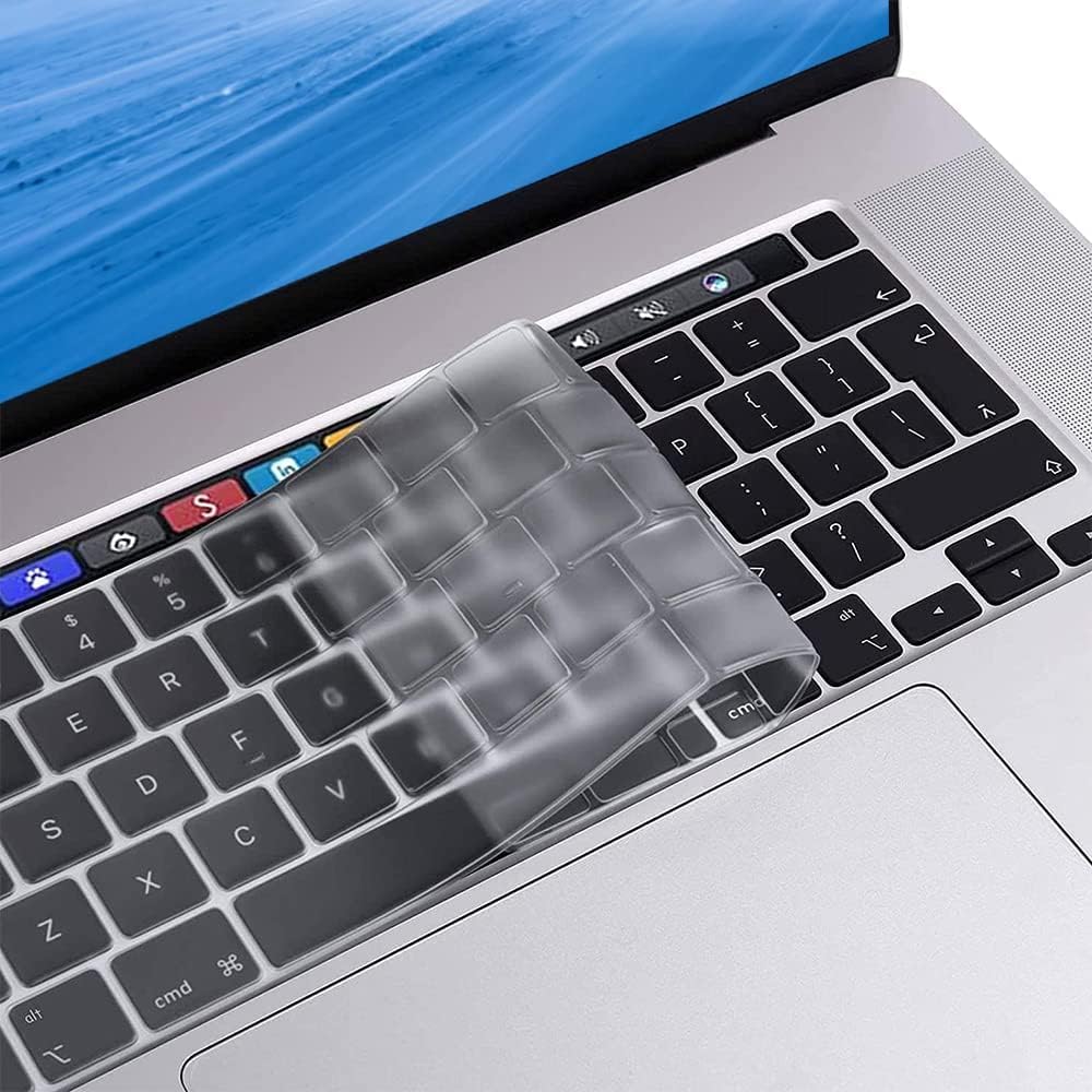 Exrp Ultra Thin Keyboard Cover Protector Compatible with 2020 MacBook Pro 13" and 2019 2020 Only MacBook Pro 16" with Model Number A2338 A2289 A2251 A2141 M1 Chip