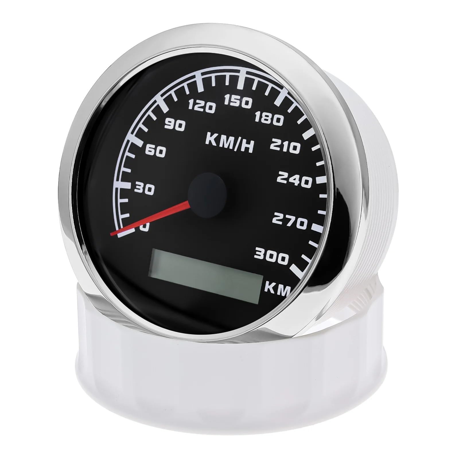 Compteur de Vitesse GPS étanche 300 km/h 85 mm, rétroéclairage 7 Couleurs, odomètre, jauge, antenne for Yacht, Bateau, Accessoires Voiture(BB)